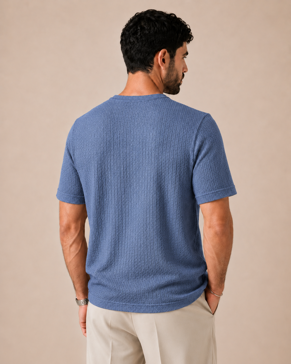 The Luna — Men's Textured T-Shirt