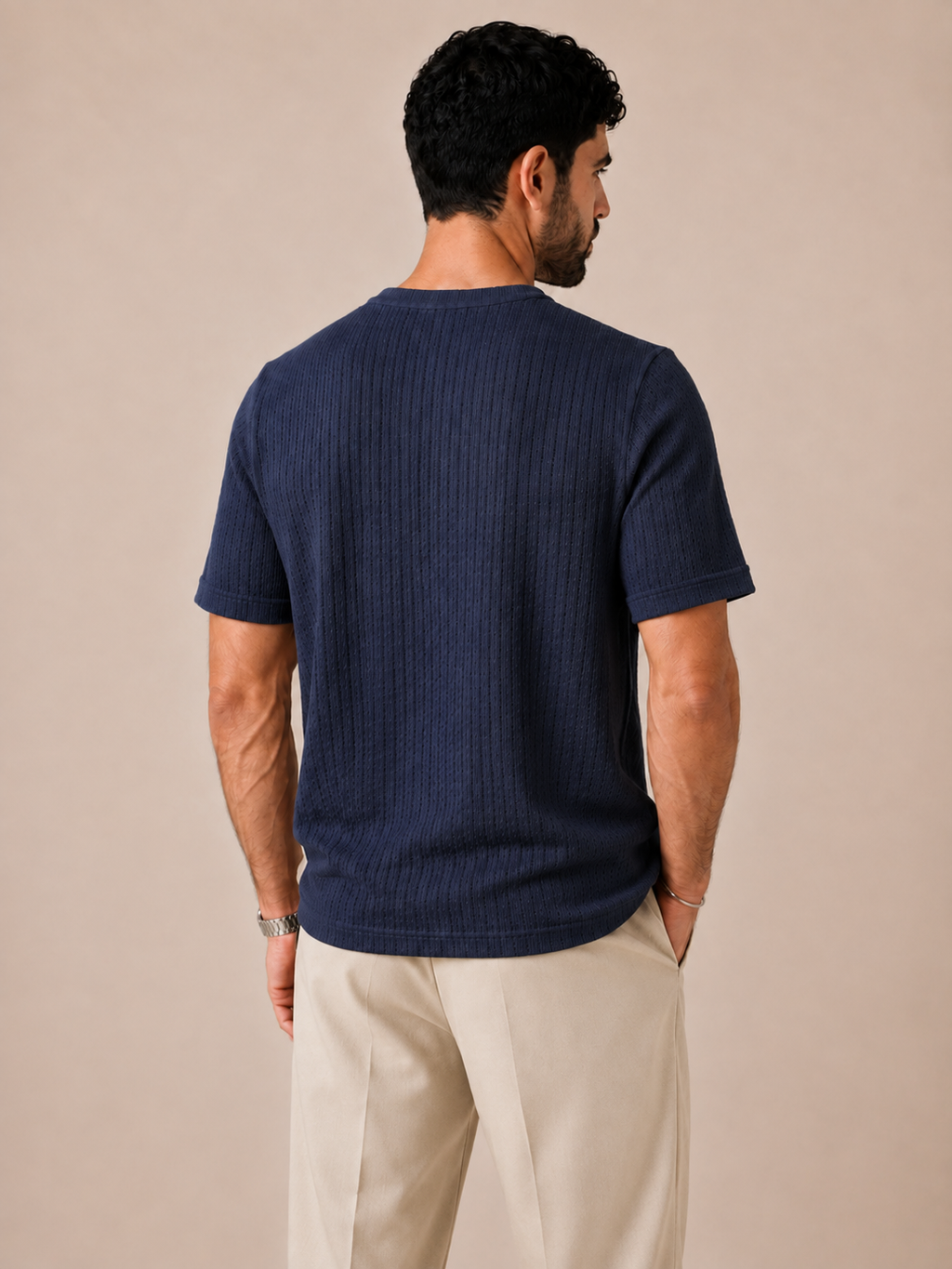 The Luna — Men's Textured T-Shirt
