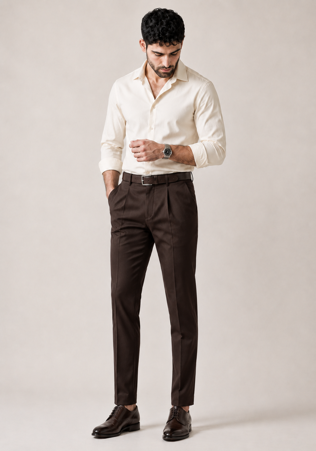 The Date Night Outfit - Cream & Chocolate