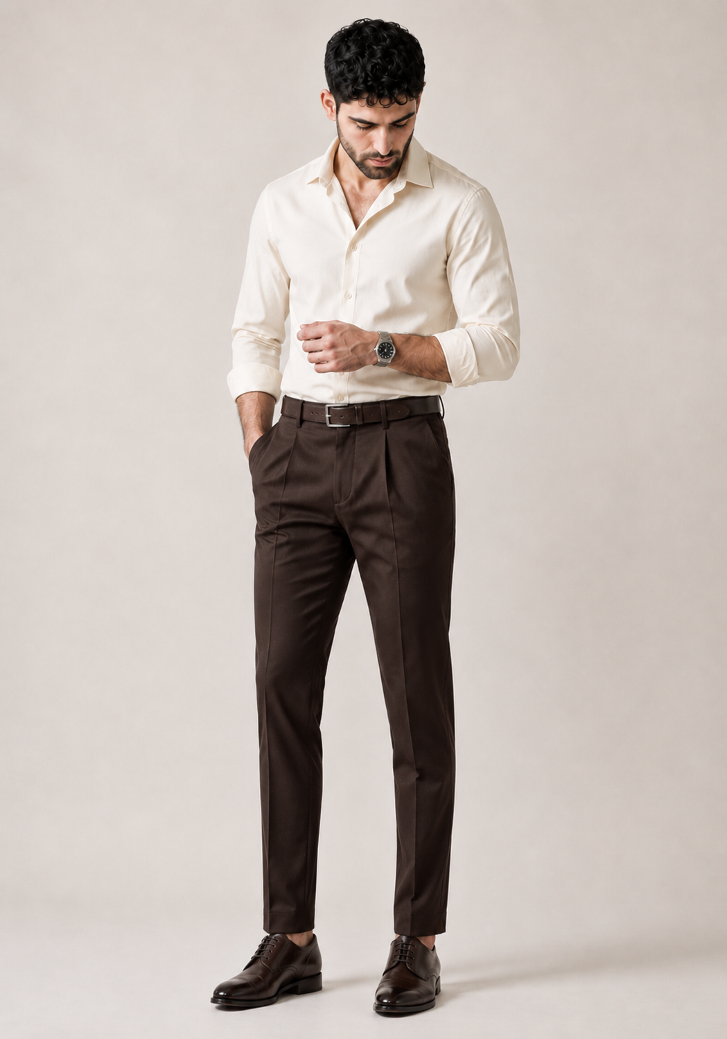 The Date Night Outfit - Cream & Chocolate