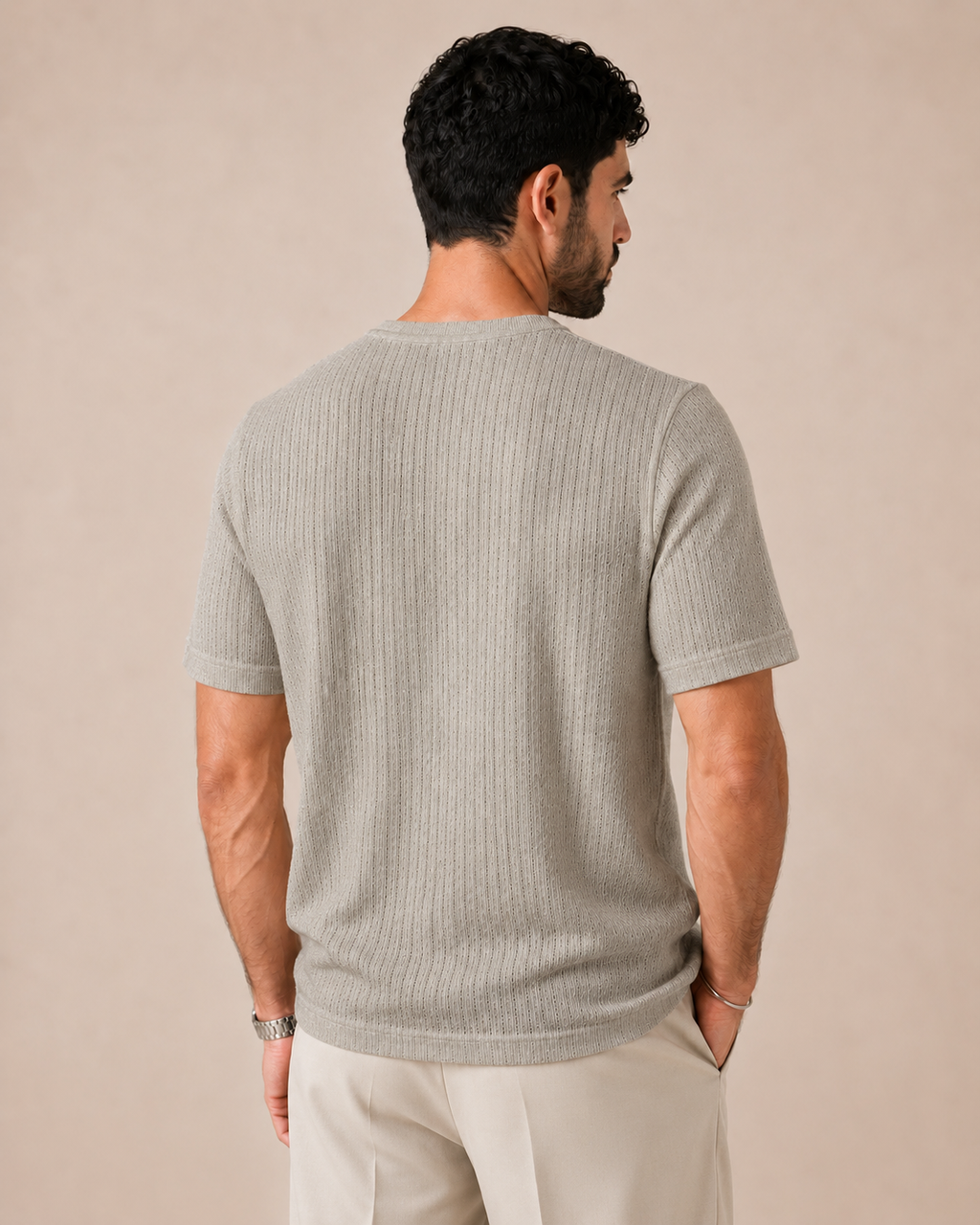 The Luna — Men's Textured T-Shirt