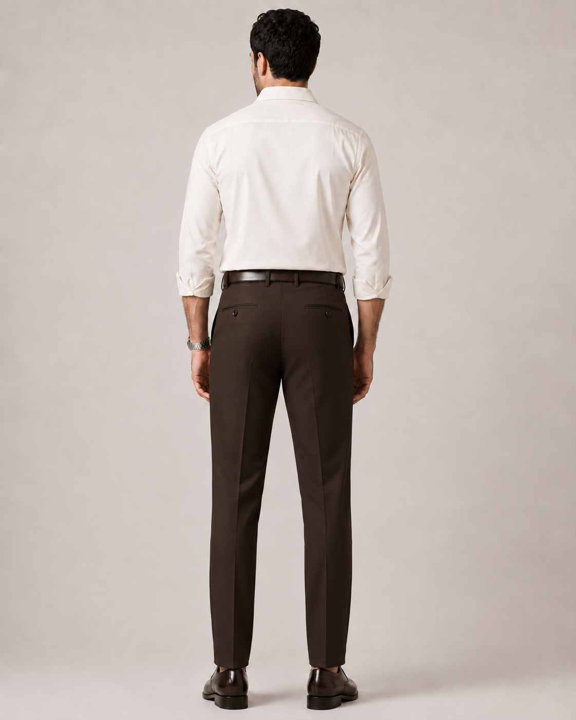 The Windsor — Men's Brown Classic Dress Pants