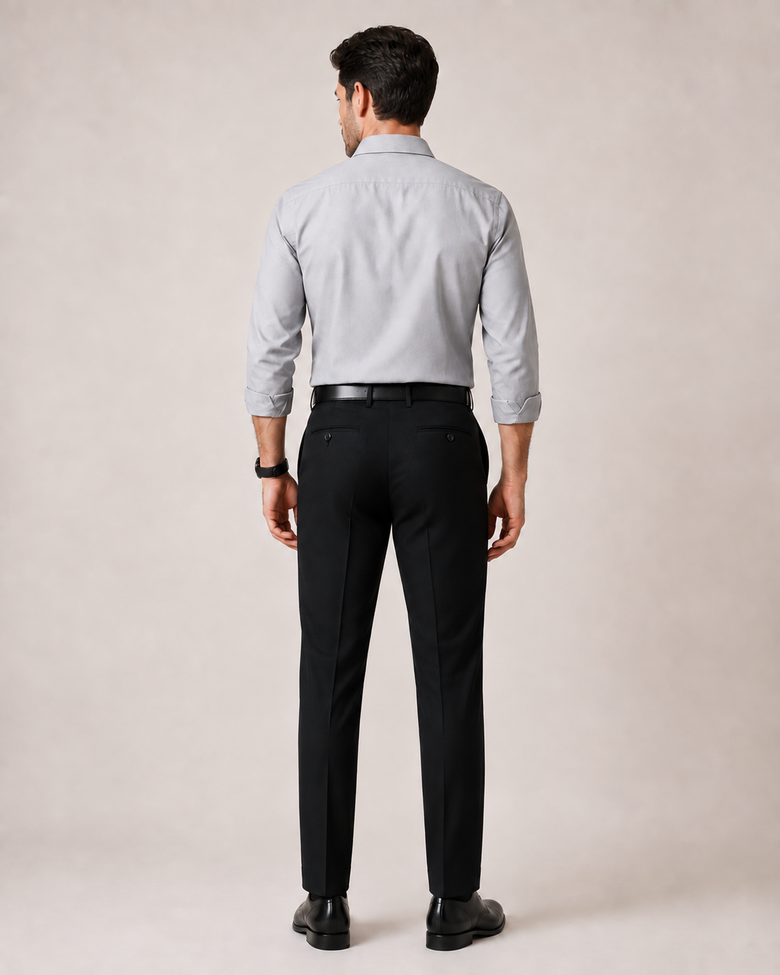 The Oxford — Men's Black Classic Dress Pants