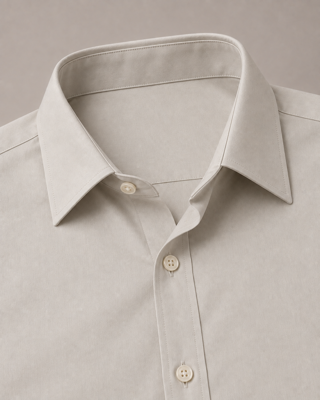 The Lucca — Men’s Stone Dress Shirt