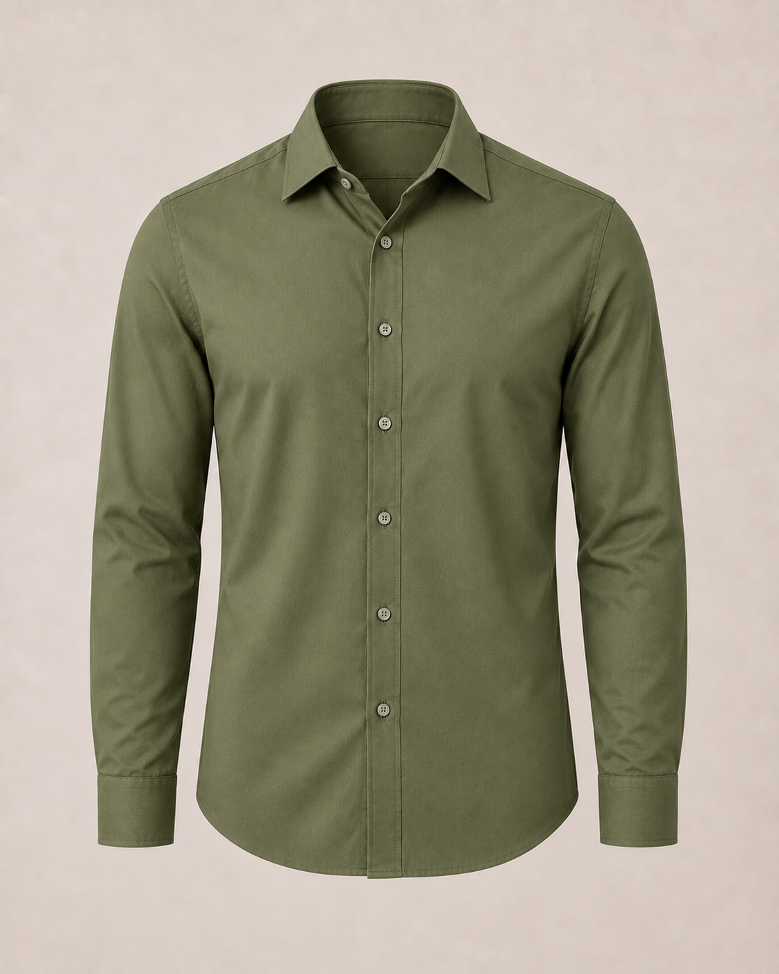 The Siena — Men’s Olive Green Dress Shirt