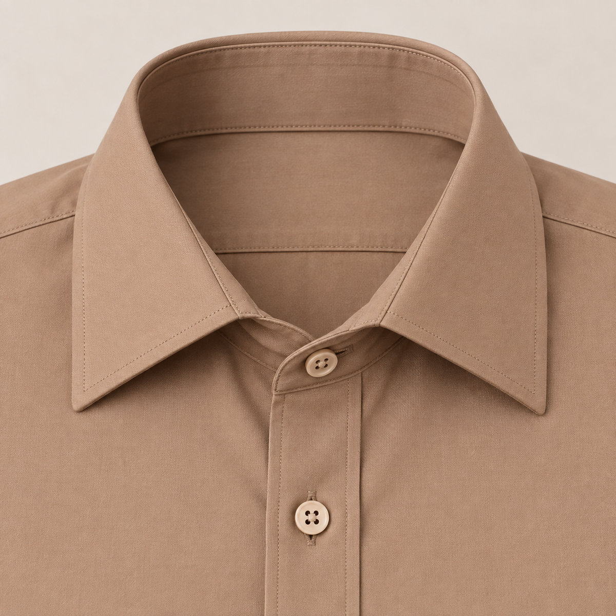 The Palermo — Men's Peach Cotton Stretch Dress Shirt