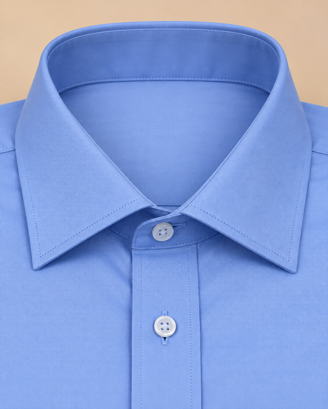 The Amalfi — Men’s Sky Blue Cotton Stretch Dress Shirt